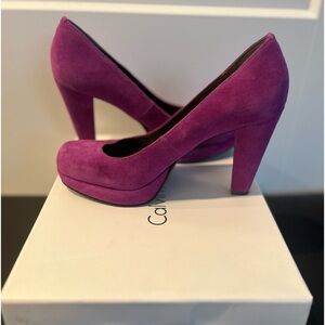 Calvin Klein suede heels.